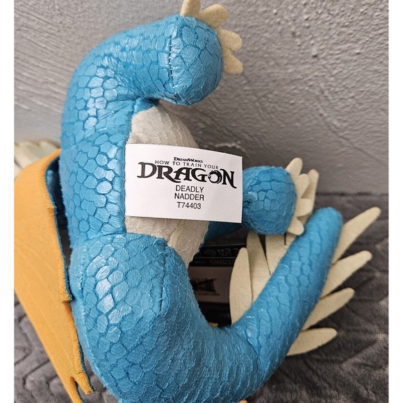 Dreamworks Dragons How to Train Your Dragon Deadly Nadder 8" Plush Toy - NEW! - Picture 9 of 10